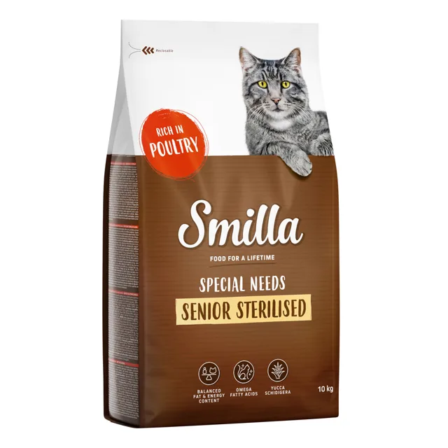 Smilla Senior Sterilised s drůbežím - 4 kg