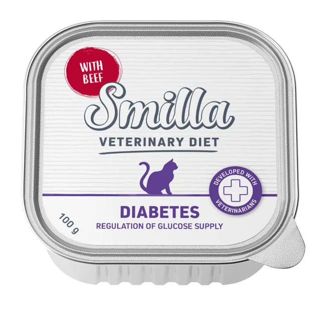 Smilla Veterinary Diet Diabetes - 8 x 100 g