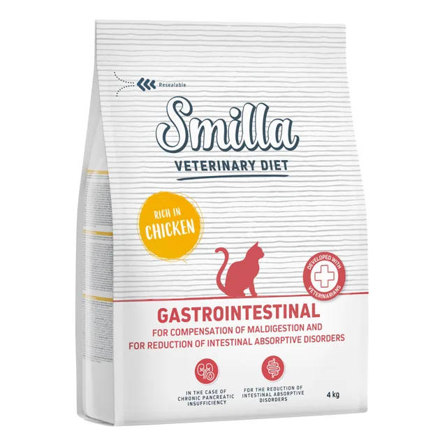 Smilla Veterinary Diet Gastrointestinal s kuřecím - 4 kg