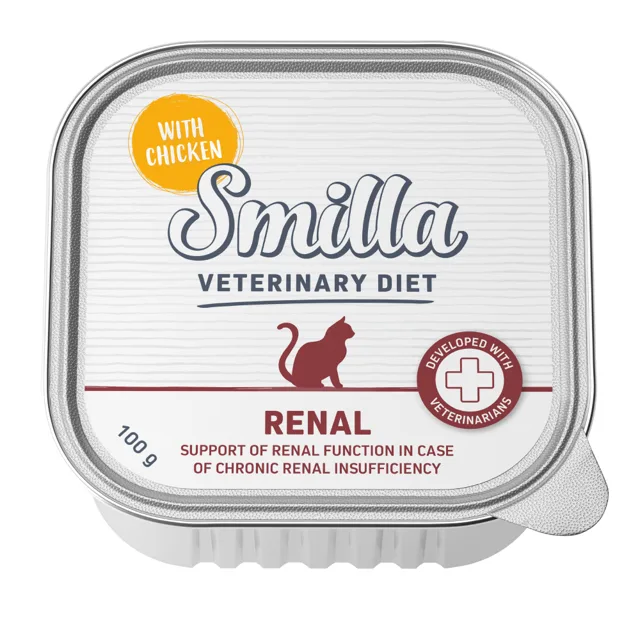 Smilla Veterinary Diet Renal kuřecí a hovězí - kuřecí 8 x 100 g