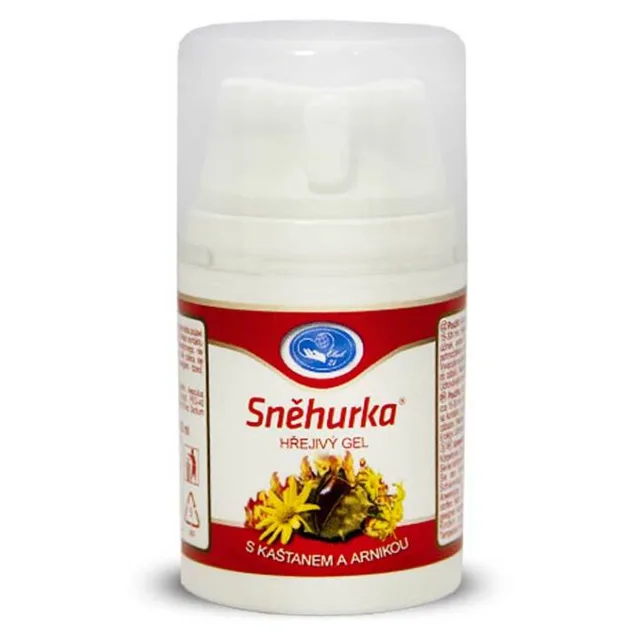 SNĚHURKA Hřejivý gel s kaštanem a arnikou 50 ml
