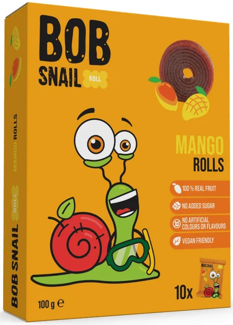 ŠNEK BOB mango ovocné rolky 100 g