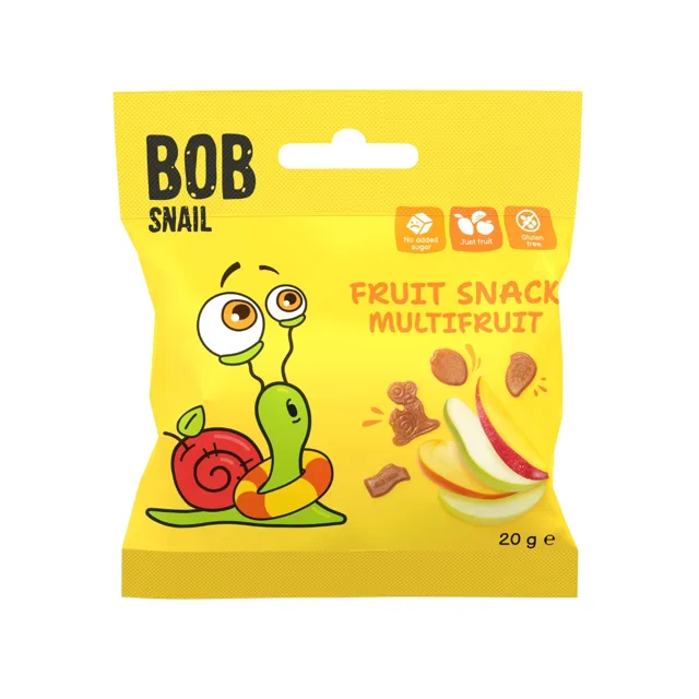 ŠNEK BOB multifruit ovocný snack 20 g