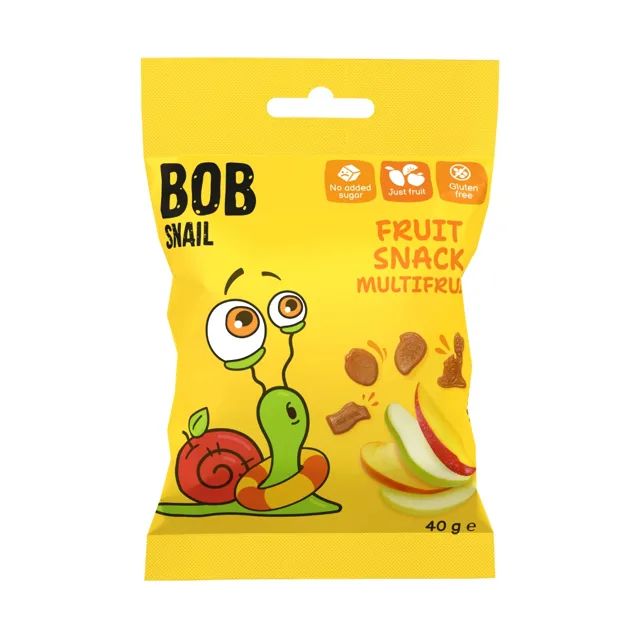 ŠNEK BOB multifruit ovocný snack 40 g
