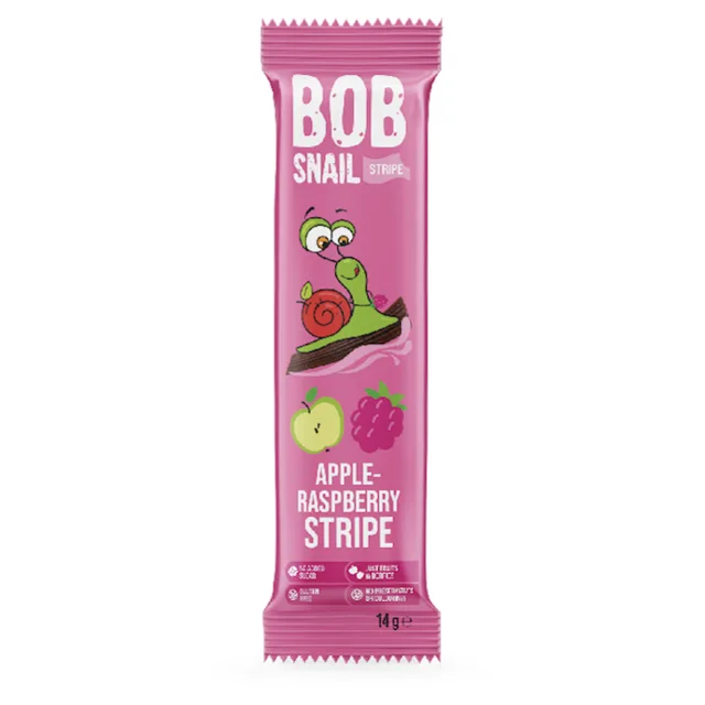 ŠNEK BOB ovocný plátek jablko-malina 14 g