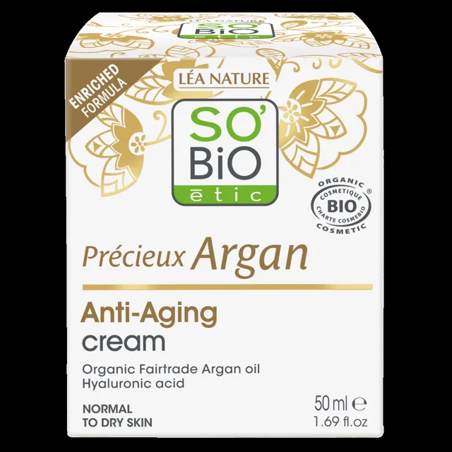 SO’BiO étic Anti-age Precieux Argan Denní krém BIO 50 ml