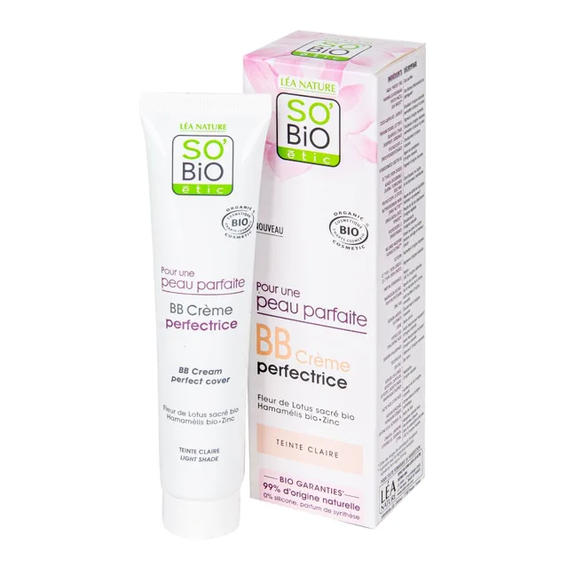 SO’BiO étic BB krém pro dokonalou pleť BIO odstín Light 40 ml