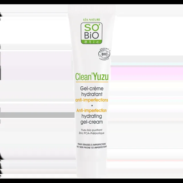 SO’BiO étic Clean Yuzu Hydratační pleťový gel krém BIO 40 ml