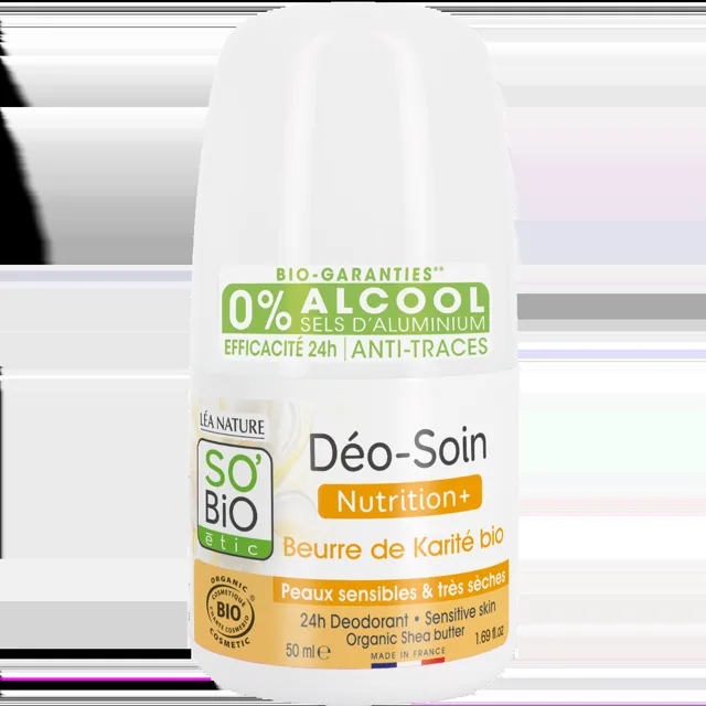 SO’BiO étic Deodorant Nutrition+ s karité BIO roll-on 50 ml