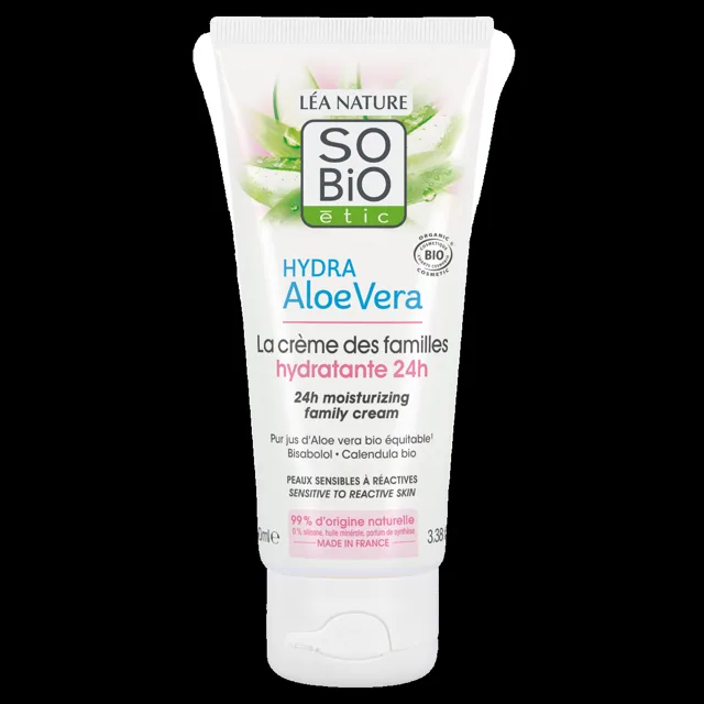 SO’BiO étic Hydratační hypoalergenní krém s Aloe vera BIO 100 ml