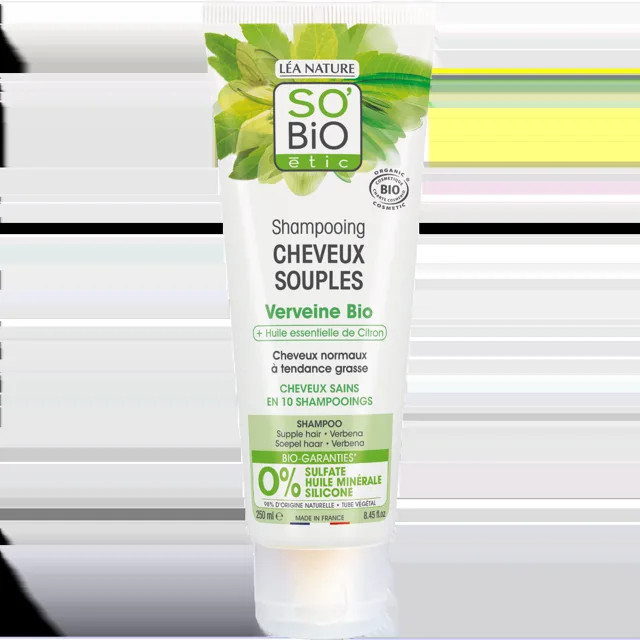 SO’BiO étic Jemný šampon verbena citron 250 ml