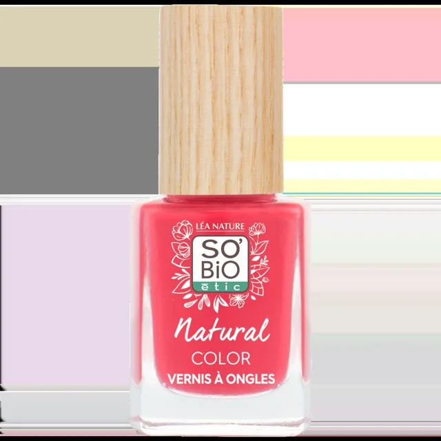SO’BiO étic Lak na nehty 35 vibrující korálová 11 ml