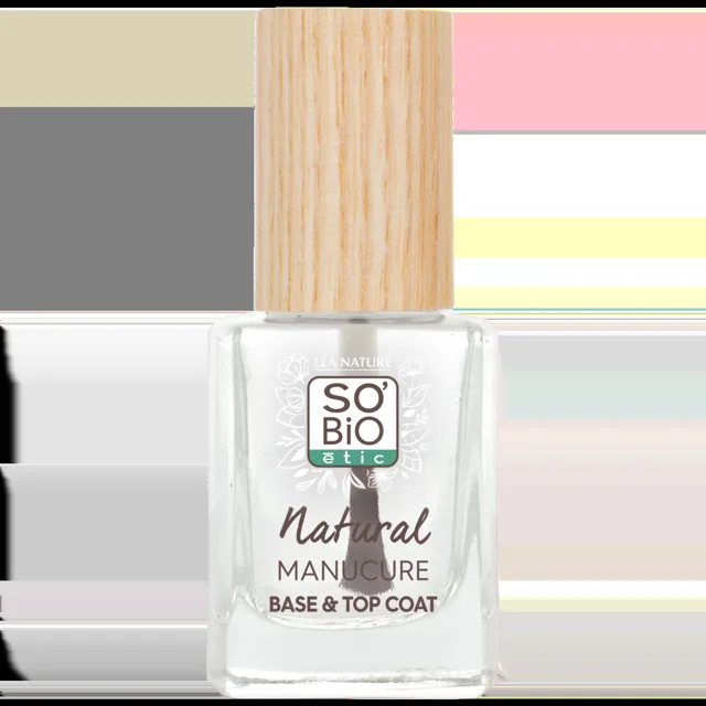 SO’BiO étic Lak na nehty transparentní 11 ml