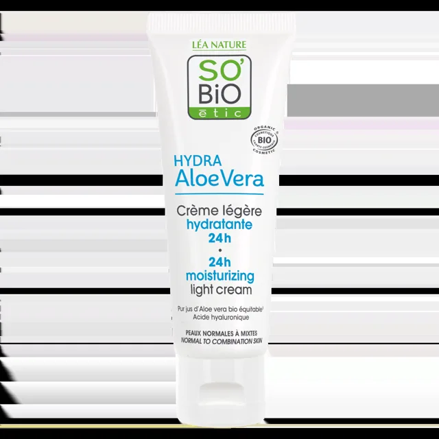 SO’BiO étic Lehce hydratující denní krém s Aloe Vera BIO 50 ml