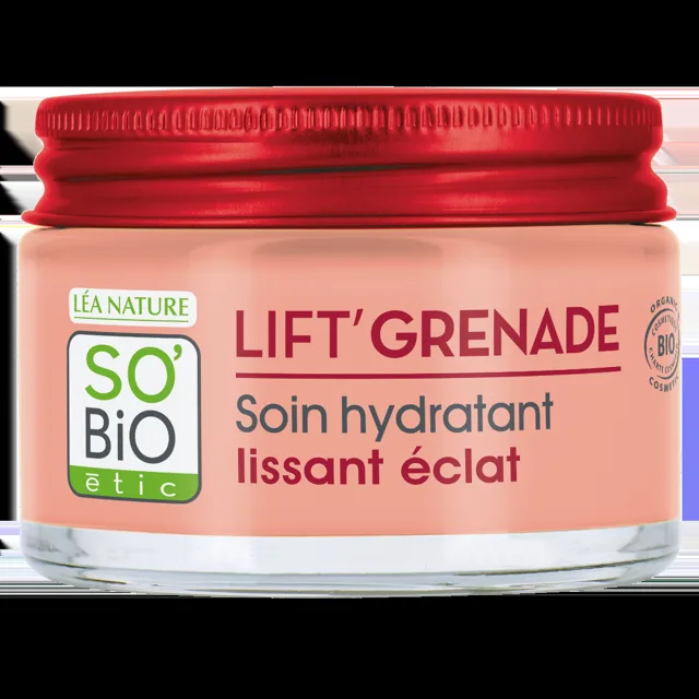 SO’BiO étic Lift'Grenade Rozjasňující denní krém proti vráskám BIO 50 ml