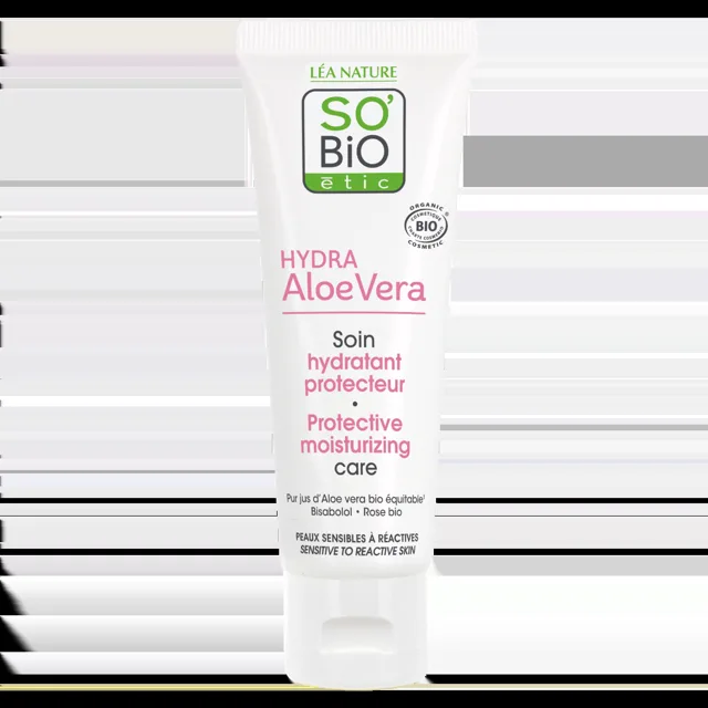 SO’BiO étic Ochranný krém pro citlivou pleť s Aloe vera 5v1 BIO 50 ml