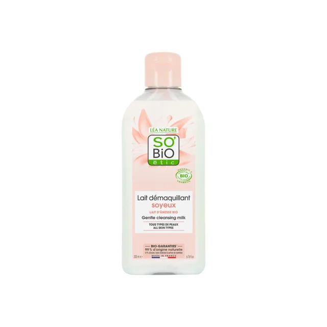 SO’BiO étic Odličovací mléko s obsahem oslího mléka BIO 200 ml