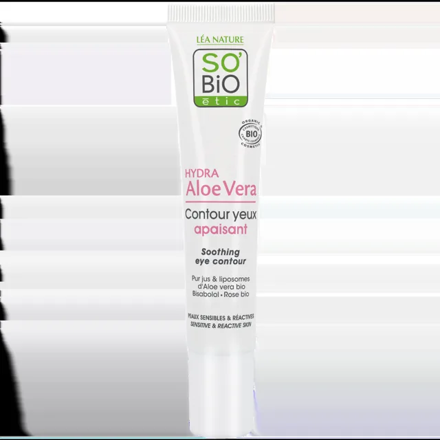 SO’BiO étic Zklidňující krém na oční okolí s Aloe Vera BIO 15 ml