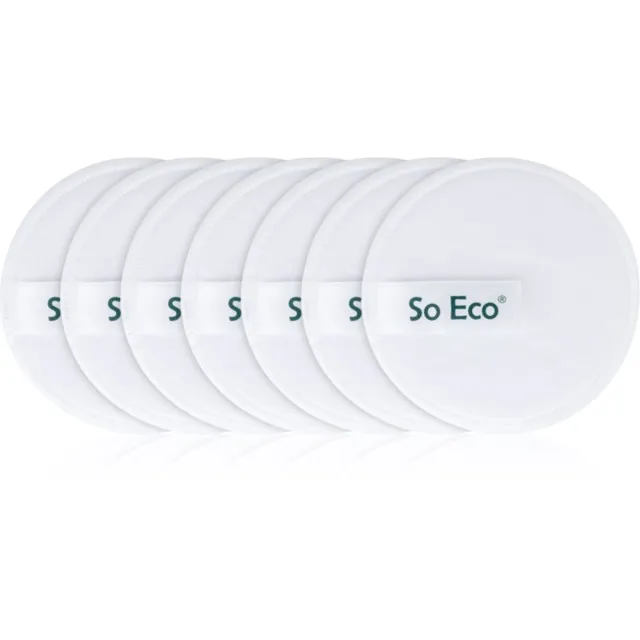 So Eco Reusable Microfibre Cleansing Pads pratelné odličovací tampony z mikrovlákna 7 ks