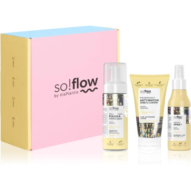 so!flow Curl Styling & Protection Set dárková sada pro kudrnaté vlasy
