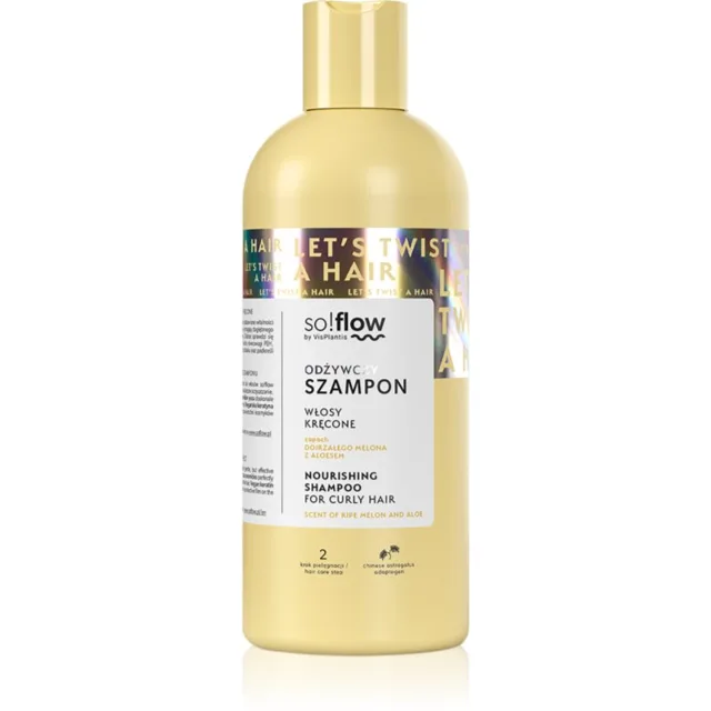 so!flow Curly Hair Nourishing Shampoo výživný šampon pro kudrnaté vlasy 400 ml