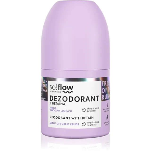 so!flow Deodorant deodorant roll-on pro ženy Betain Scent Of Forest Fruits 50 ml