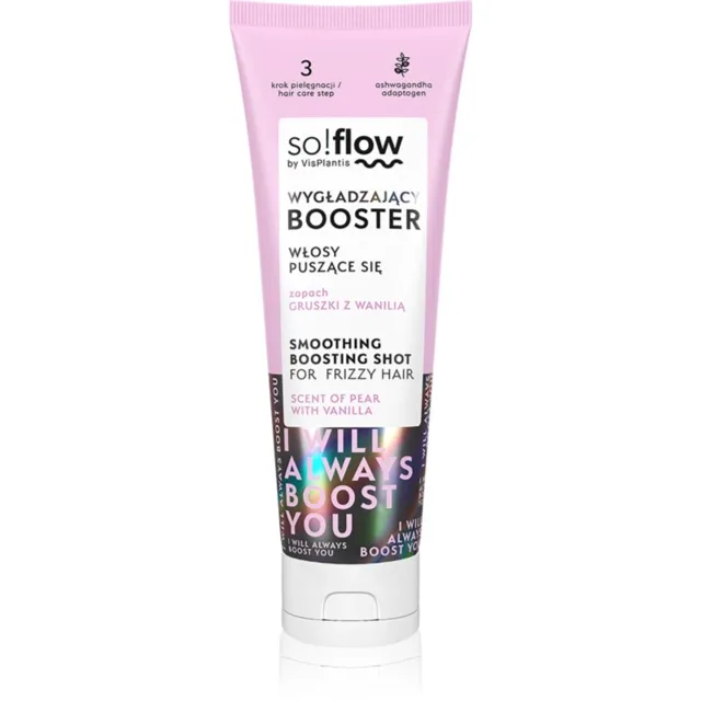 so!flow Frizzy and Dry Hair Smoothing Boosting Shot uhlazující sérum proti krepatění 75 ml