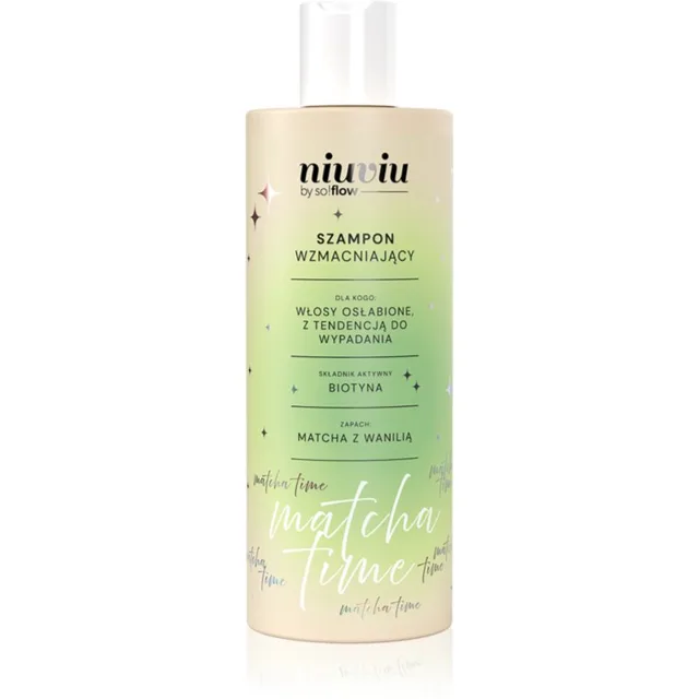 so!flow Matcha Time Strengthening Shampoo posilující šampon pro slabé vlasy 300 ml