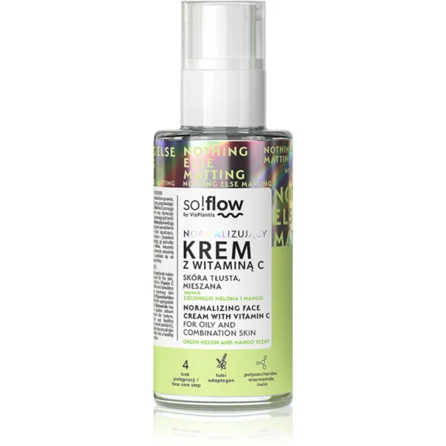 so!flow Normalizing Face Cream With Vitamin C normalizační krém pro mastnou pleť s vitaminem C 50 ml