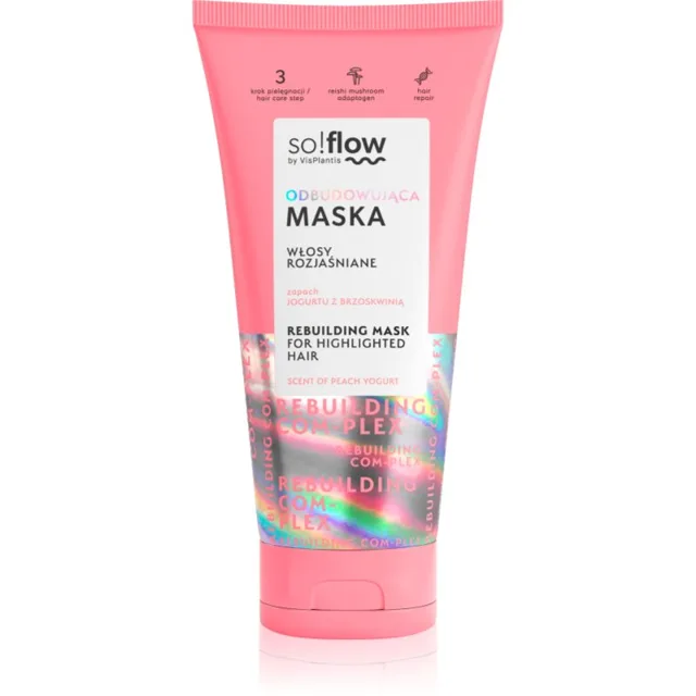 so!flow Rebuilding Com-Plex Mask For Highlighted Hair regenerační maska na vlasy pro odbarvené vlasy 200 ml