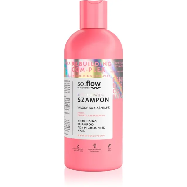 so!flow Rebuilding Com-Plex Shampoo For Highlighted Hair regenerační šampon pro odbarvené vlasy 300 ml