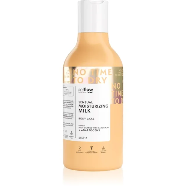 so!flow Sensual Moisturizing Shower Milk tělové mléko Orange With Cardamom 400 ml