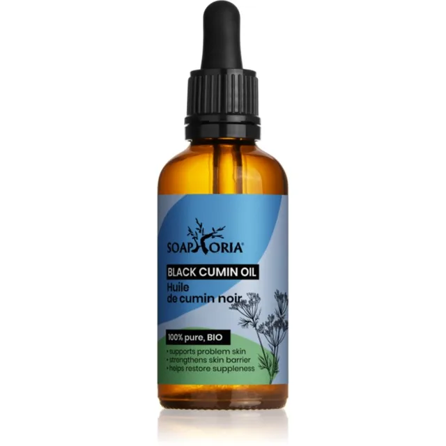 Soaphoria Organic Black Cumin Oil olej z černého kmínu pro problematickou pleť, akné 50 ml