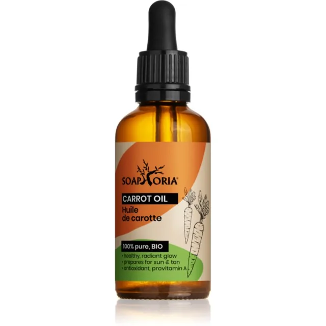 Soaphoria Organic Carrot Oil vyživující mrkvový olej na obličej, tělo a vlasy 50 ml