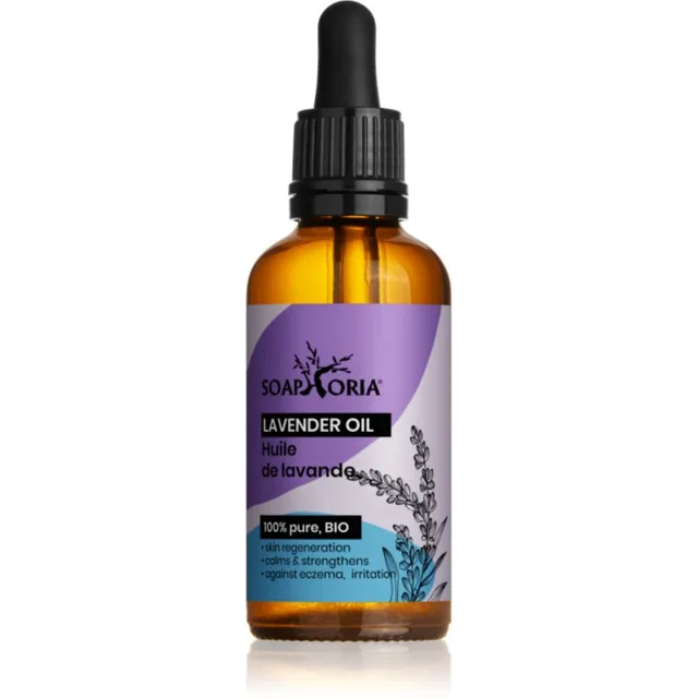 Soaphoria Organic Lavender Oil levandulový zklidňující olej 50 ml