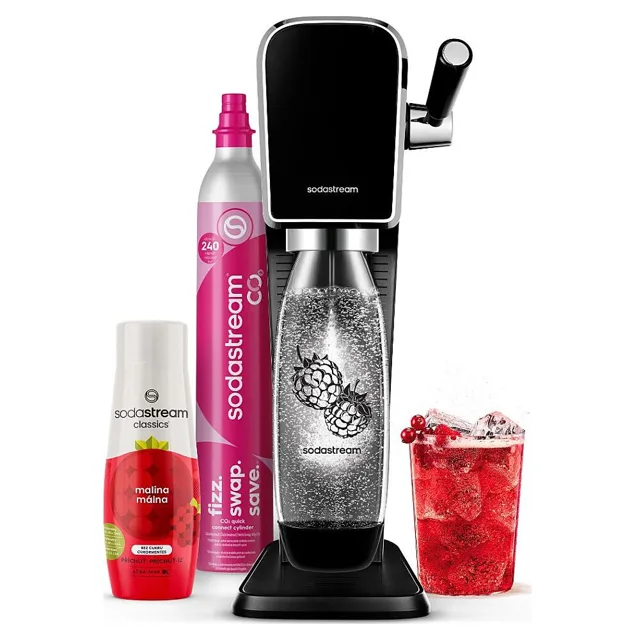 SODASTREAM ART Black Malina Zero Mpack výrobník sody