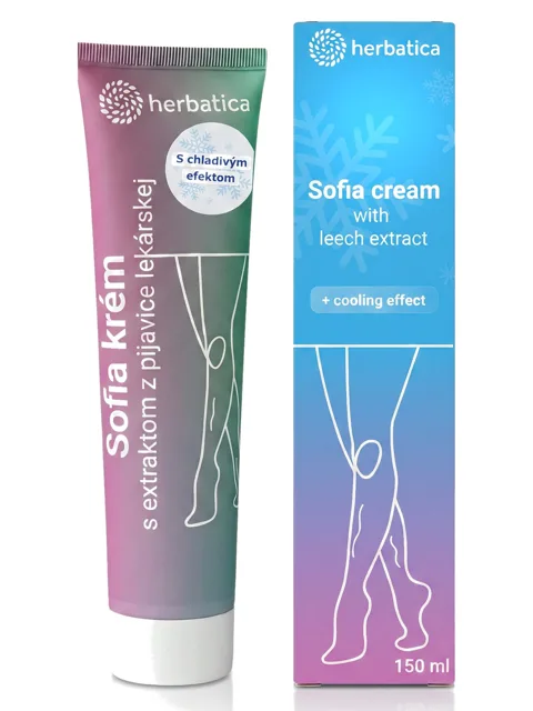 Sofia krém na křečové žíly s extraktem z pijavice s chladivým účinkem 150 ml