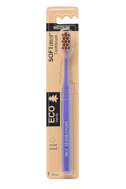 SOFTdent ECO zubní kartáček medium 1ks