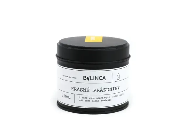 Sójová svíčka KRÁSNÉ PRÁZDNINY 200 ml