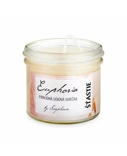 Sojová svíčka ŠTĚSTÍ 125 ml