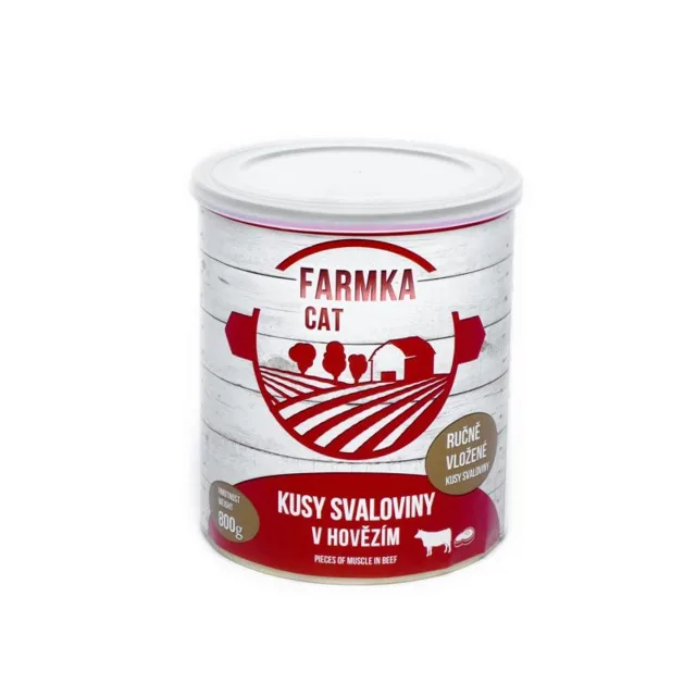 Sokol Falco FARMKA CAT se svalovinou 800g