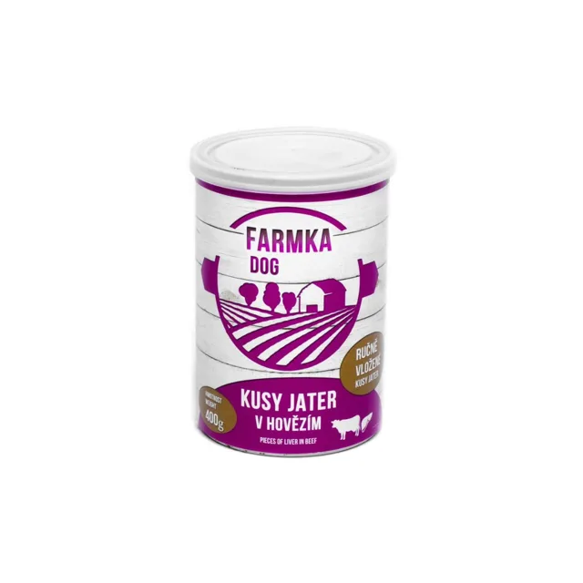Sokol Falco Farmka Dog Játra - 400g