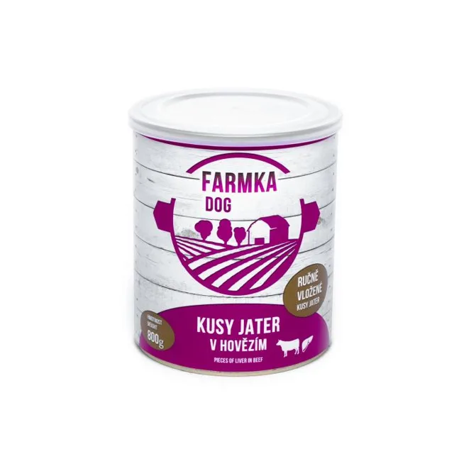 Sokol Falco Farmka Dog Játra - 800g