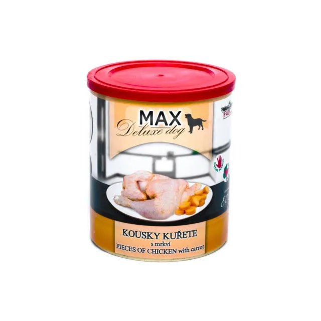 Sokol Falco MAX kousky kuřete s mrkví 800g