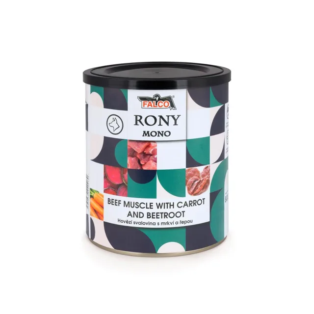 Sokol Falco Rony Mono Hovězí Svalovina s Mrkví a Řepou - 800g