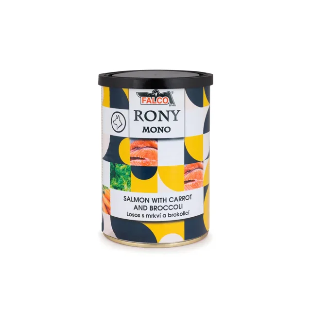 Sokol Falco Rony Mono Losos s Mrkví a Brokolicí - 400g