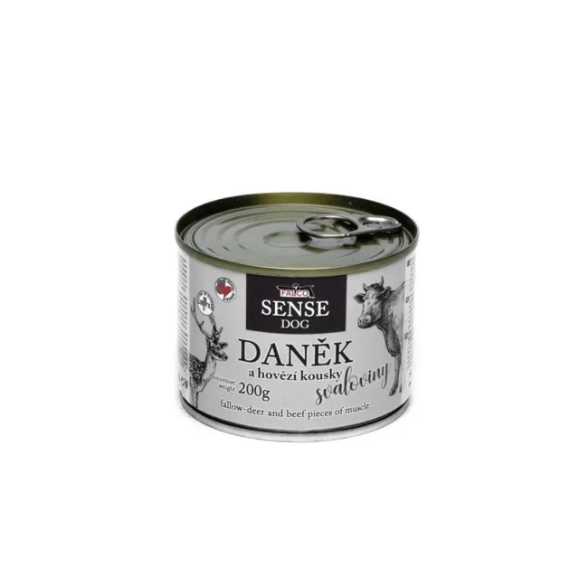 Sokol Falco SENSE DOG daněk a hovězí 200g