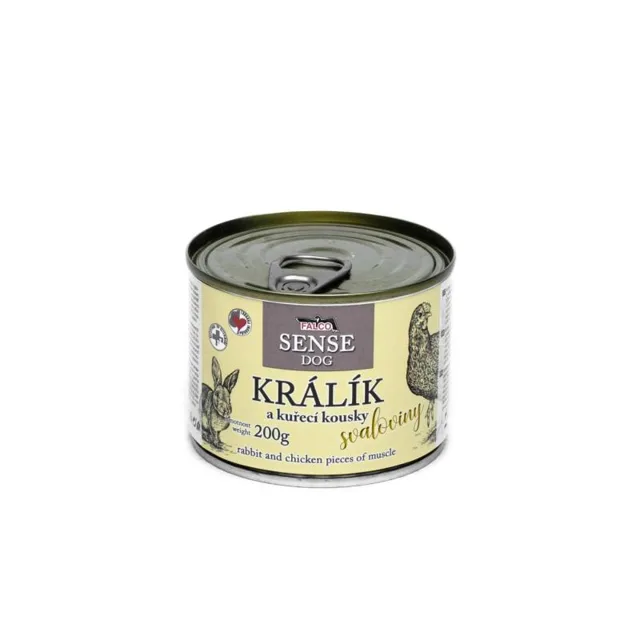 Sokol Falco SENSE DOG králík a kuřecí 200g