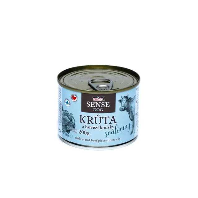 Sokol Falco SENSE DOG krůta a hovězí 200g