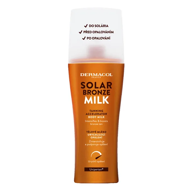 SOLAR BRONZE tělové mléko urychlujíci opálení Dermacol - Oficiální e-shop Dermacol